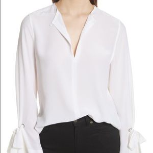 Equipment Sayer Tie Blouse